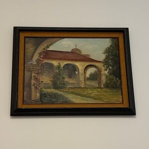 Elegant Landscape Wall Art with Black Frame